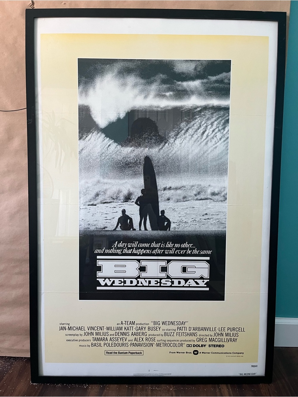 Framed Big Wednesday Movie Poster 1x28.5x42.5